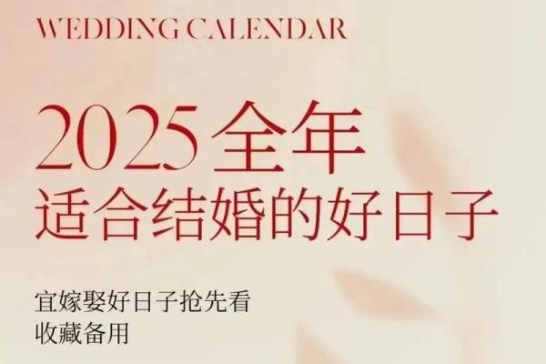 2025年四月结婚吉日