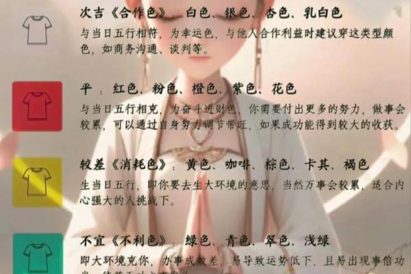 2025年4月7日每日穿衣五行颜色运势 2025年4月7日每日穿衣五行颜色运势