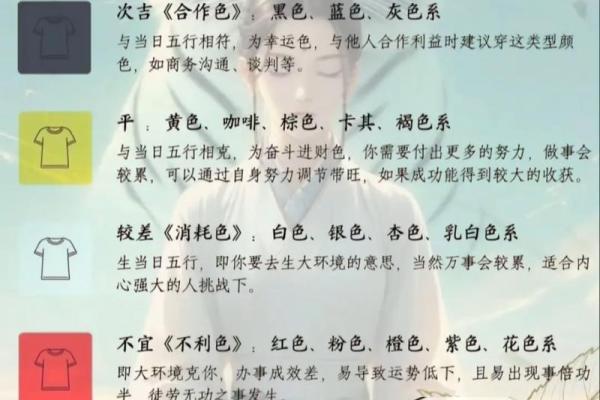 2025年4月6日五行穿衣指南