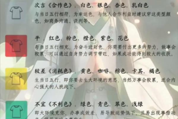 每日五行穿衣指南2025年4月9日