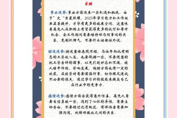 2025年属兔人运势详解财运事业感情全解析