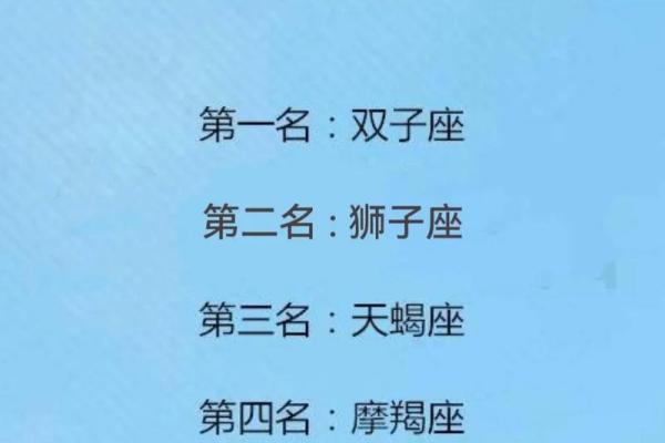 各星座运势和特点_各种星座运势