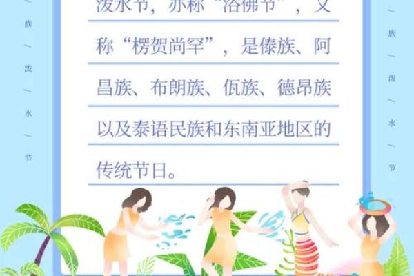 节日节气民俗节日，傣族泼水节