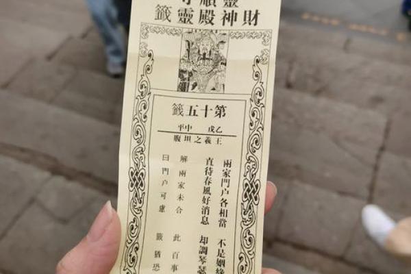 五台山五爷庙灵签抽签