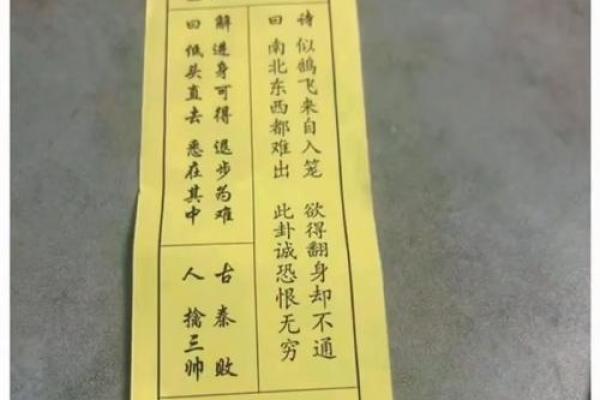 求工作观音灵签53签