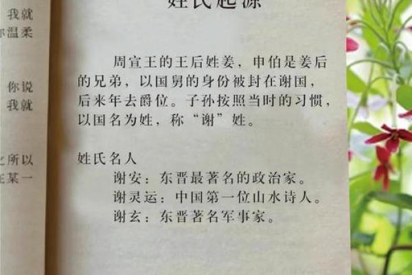 谢姓氏取名宝典_百科大全及名字大全推荐 谢姓氏取名宝典_百科大全及名字大全推荐
