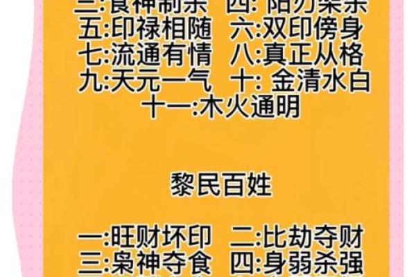 官印八字