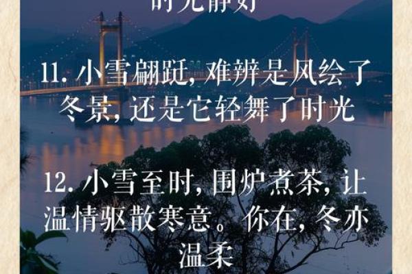 小雪节日文案 小雪节日的诗句