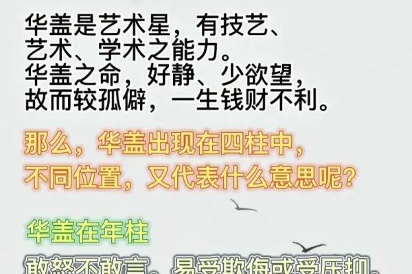 华盖八字