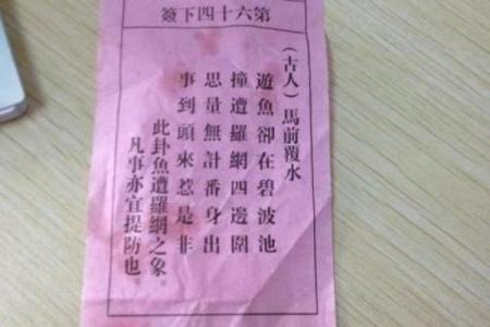 天王菩萨灵签