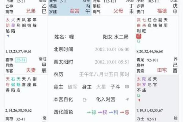 紫微斗数排盘疾厄宫自化忌是什么意思? 紫微斗数排盘疾厄宫自化忌是什么意思?