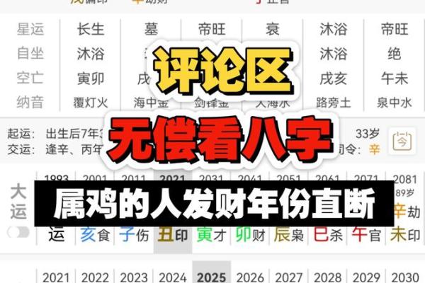 今年运势算命属鸡男