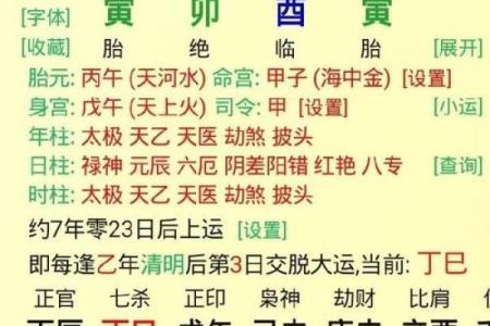 八字比肩的查法