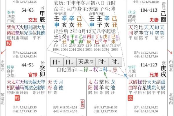 紫薇斗数旺陷平