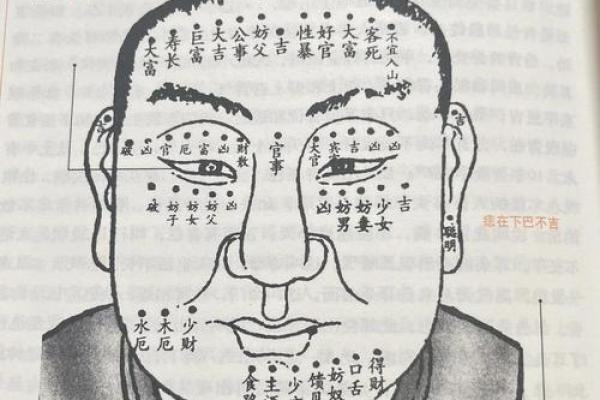 面相黑痣算命图解