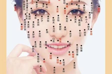 面相黑痣算命图解