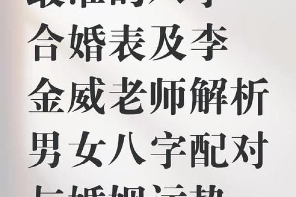 【八字算命】结婚对象如何选？详解八字配对法！