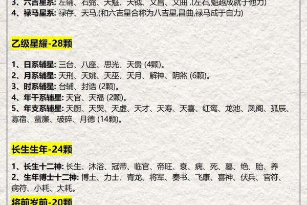 紫薇斗数盘每排文字代表什么