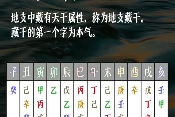 八字-人元（论地支遁藏即地支藏干）