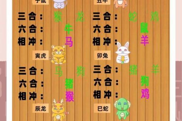 八字基础之(六冲、六害)