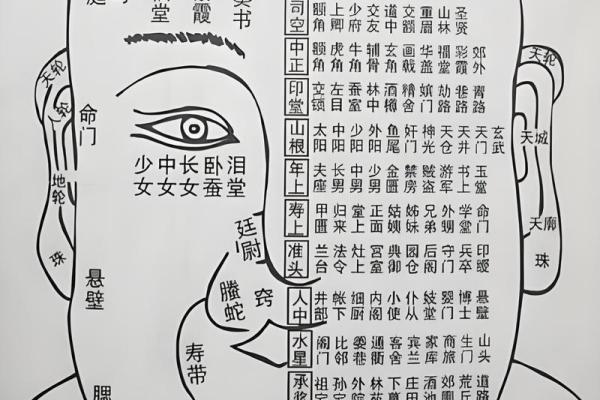 面相额头痣相图解算命