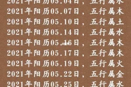 5月八字