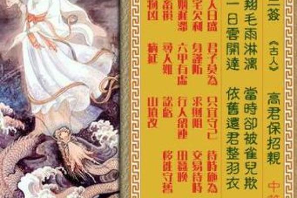 观音灵签72签求感情