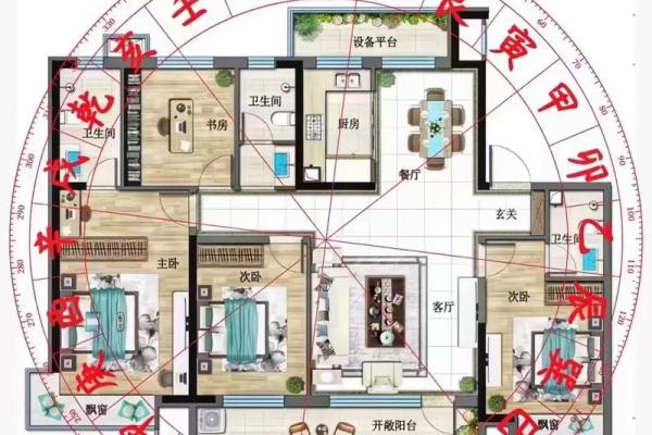 坐西向东住宅吉凶方位图 坐西向东住宅吉凶方位图