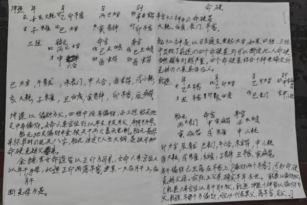 八字论小运 八字论小运
