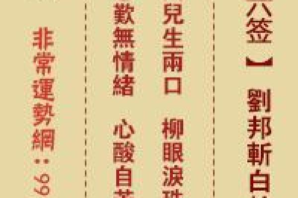 地藏灵签第六十签解签