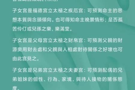 紫薇斗数中什么是子女宫