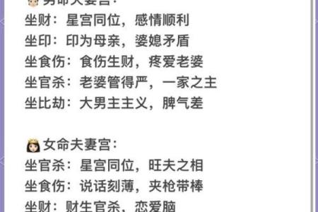 宫位十神看八字