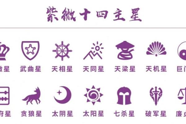 紫薇斗数108星图片