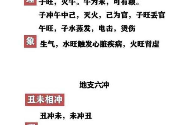 八字子午相冲 八字子午相冲