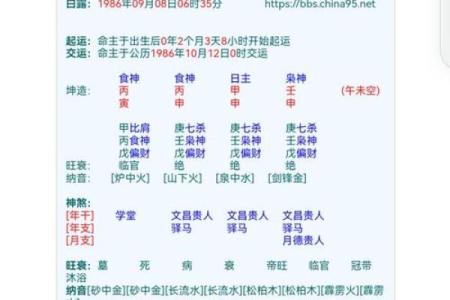 八字喜忌查询