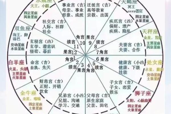 如何看懂自己的命盘十二宫,星盘12宫位代表含义