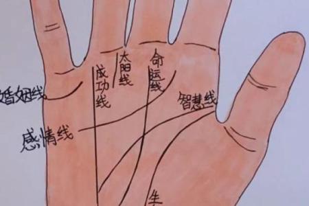 手相算命,女人手相成功线图解