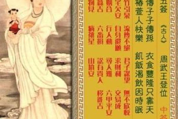 观音灵签65签 观音灵签65签