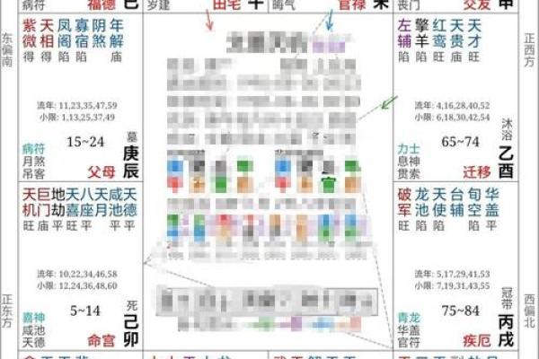 紫薇斗数庙陷表