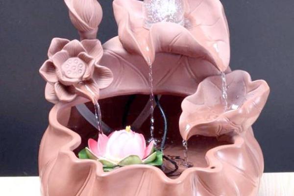 风水摆件：树脂流水喷泉是什么样的-