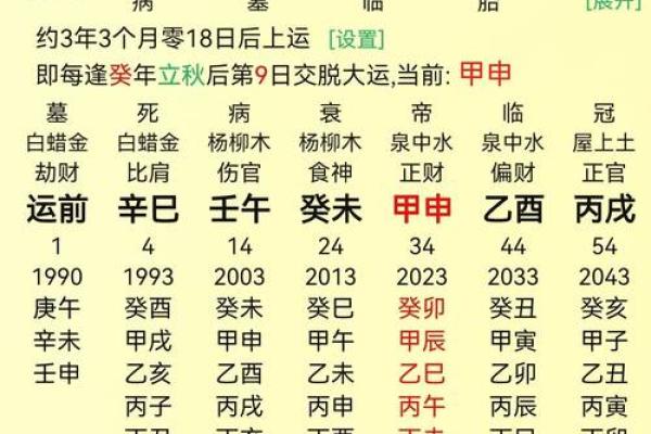中年人的八字命运分析图