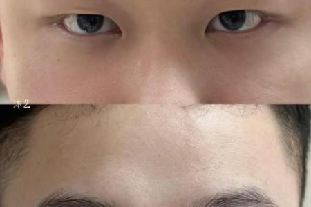 八字眉眉尾下垂的男人