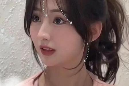 怎么用卷发棒卷八字刘海